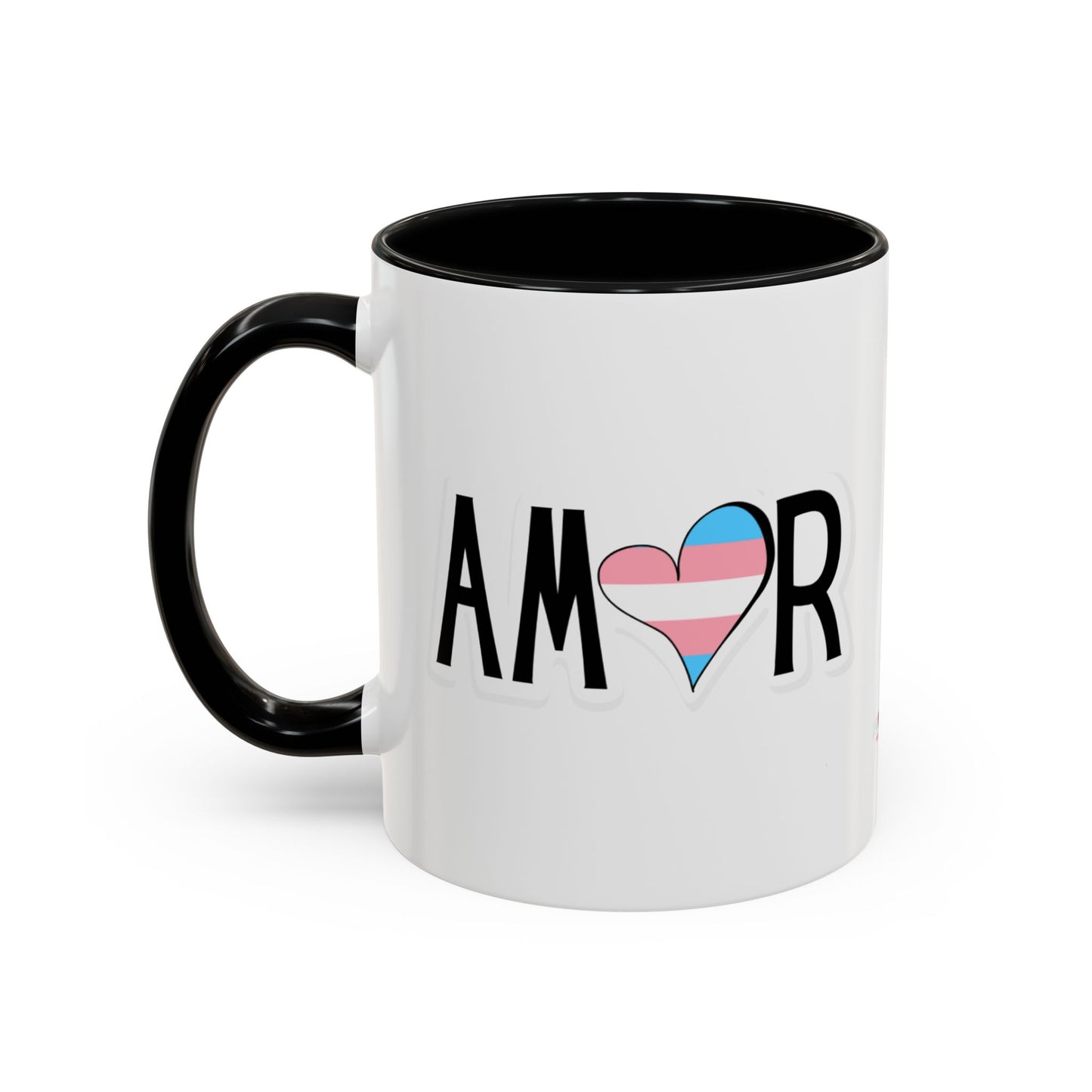 Amor Trans Accent Coffee Mug