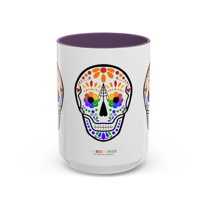 Queer Sugar Skull Coffee Mug