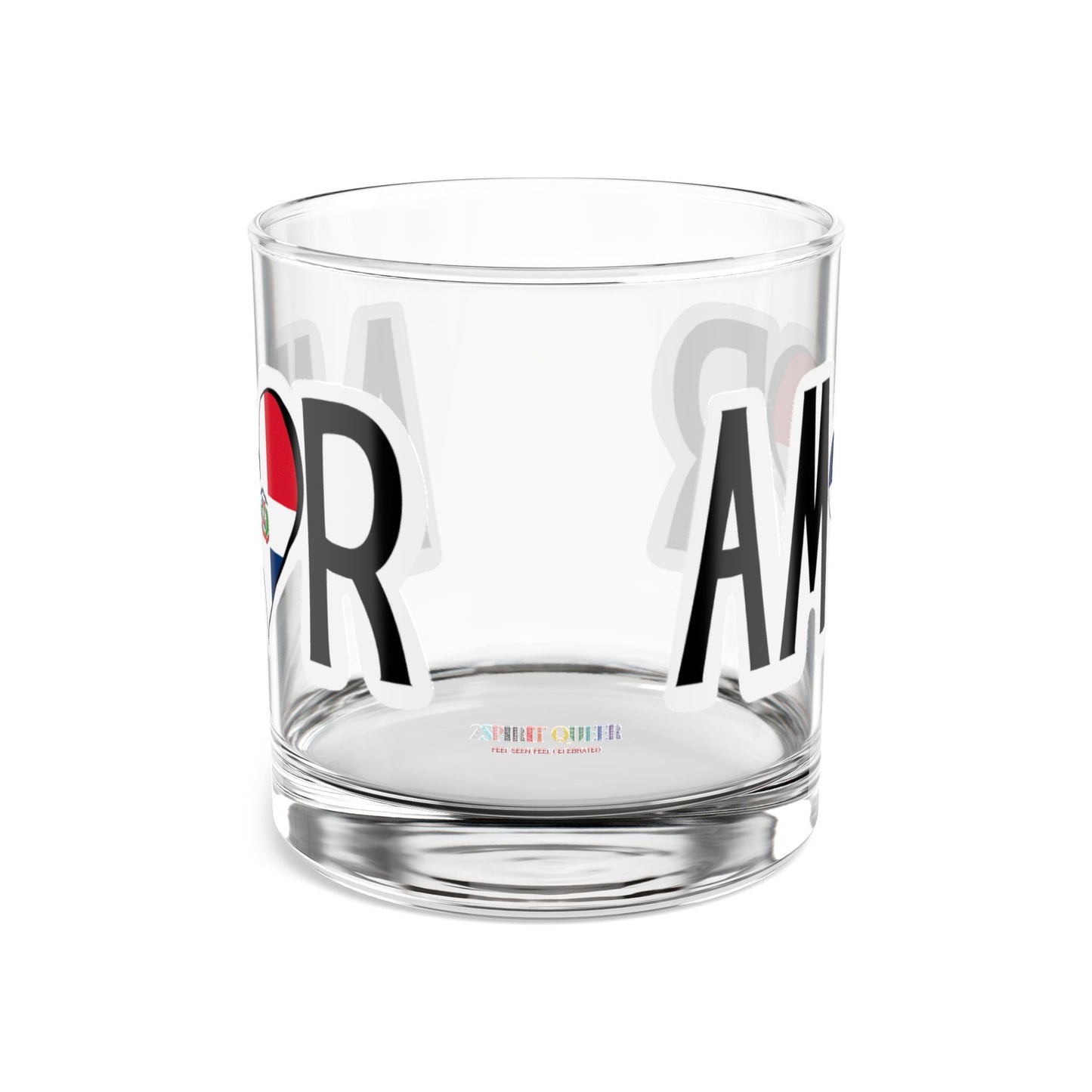 Amor Dominican Republic Glass