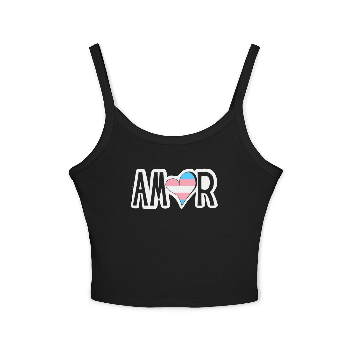 Amor Trans Spaghetti Strap Tank Top