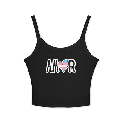 Amor Trans Spaghetti Strap Tank Top