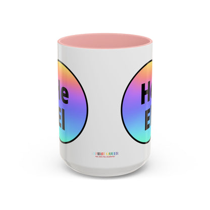 He / El Rainbow Coffee Mug