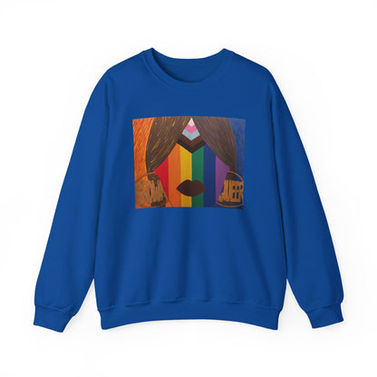 Brown and Queer Crewneck Sweatshirt