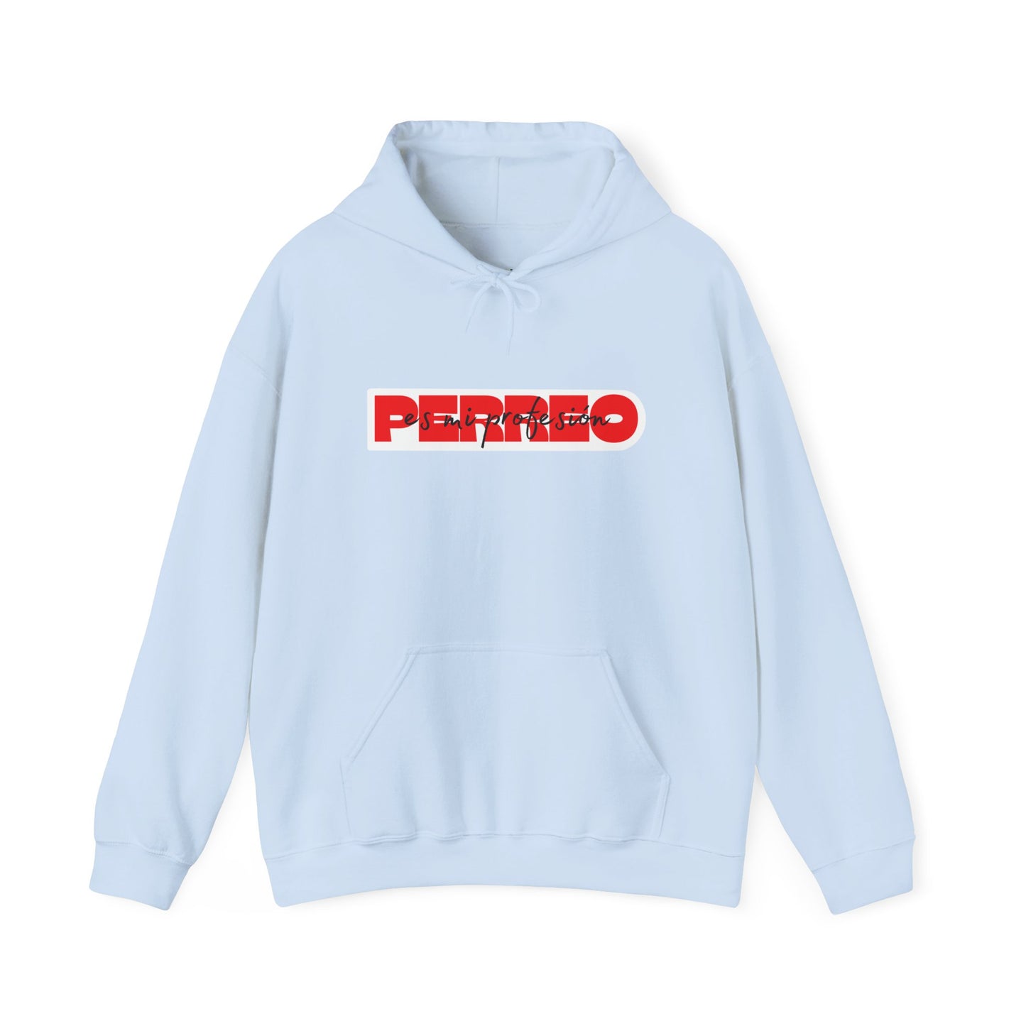 Perreo Es Mi Profesion - Red Hooded Sweatshirt