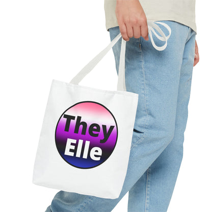 They/Elle Genderfluid Tote Bag