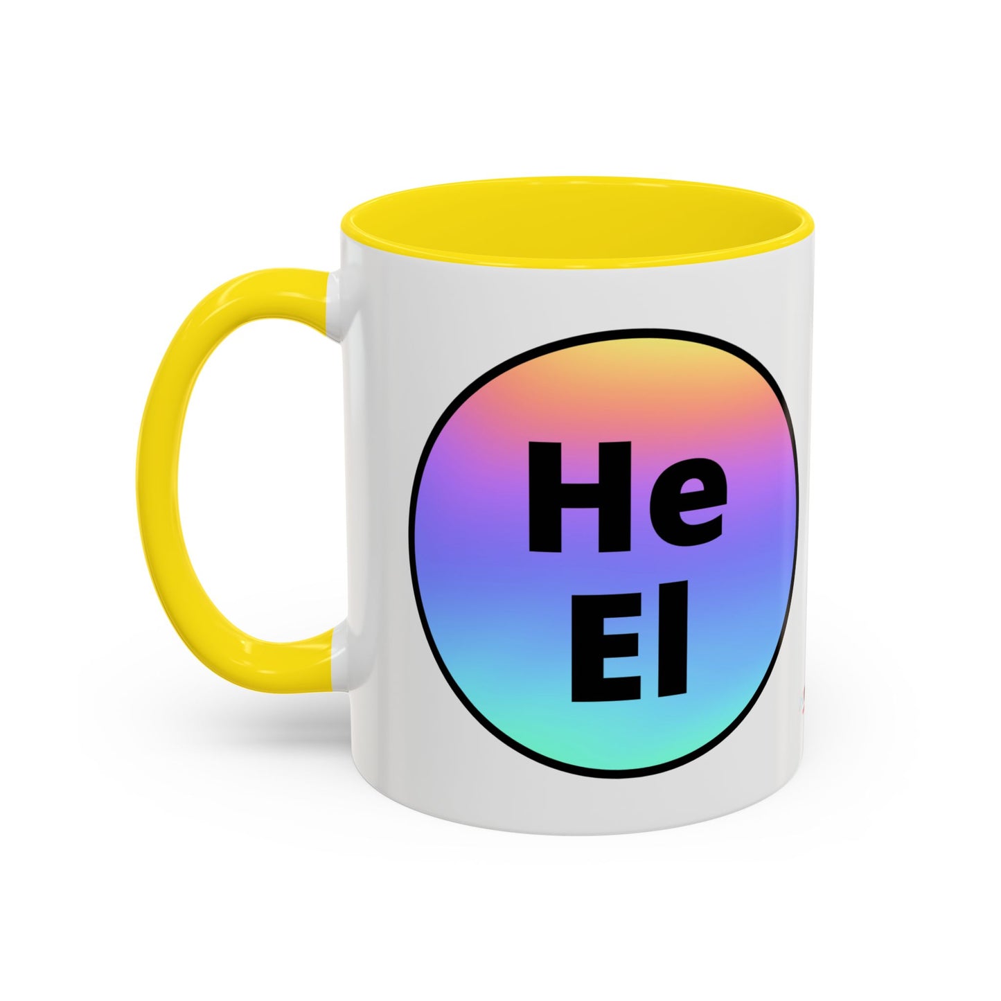 He / El Rainbow Coffee Mug
