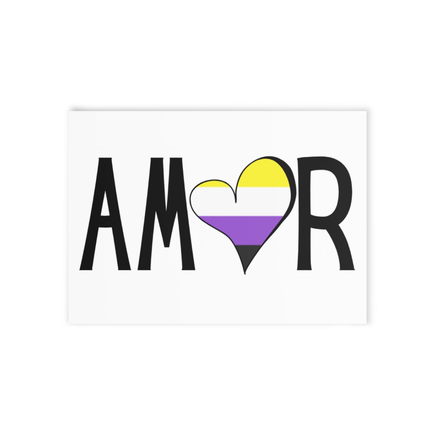 Amor Non Binary Greeting Cards