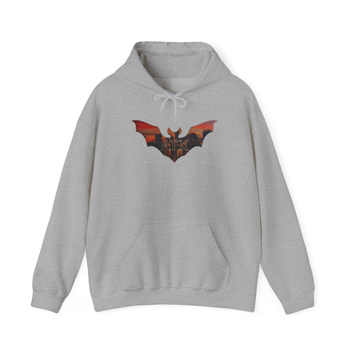 ATX Skyline Bat Hooded Sweatshirt