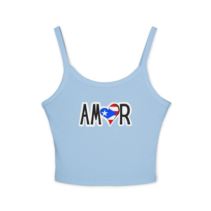 Amor Puerto Rico Spaghetti Strap Tank Top