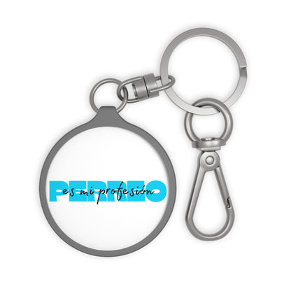 Perreo Es Mi Profesion Blue Keyring Tag