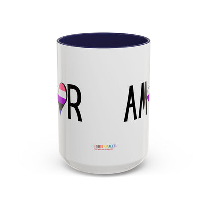 Amor Genderfluid Accent Coffee Mug