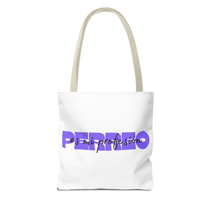 Perreo Es Mi Profesion Purple Tote Bag