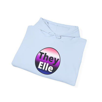 They / Elle Genderfluid Hooded Sweatshirt