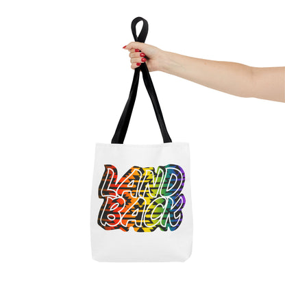 Land Back Motif Tote Bag