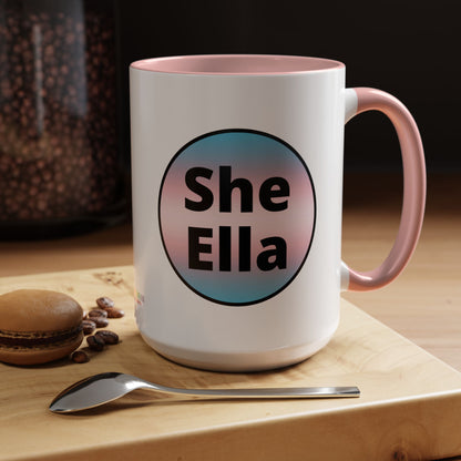 She/Ella Trans Coffee Mug