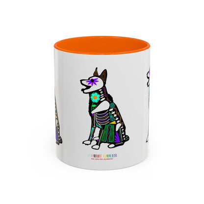 Dia de los Muertos German Shepard Coffee Mug