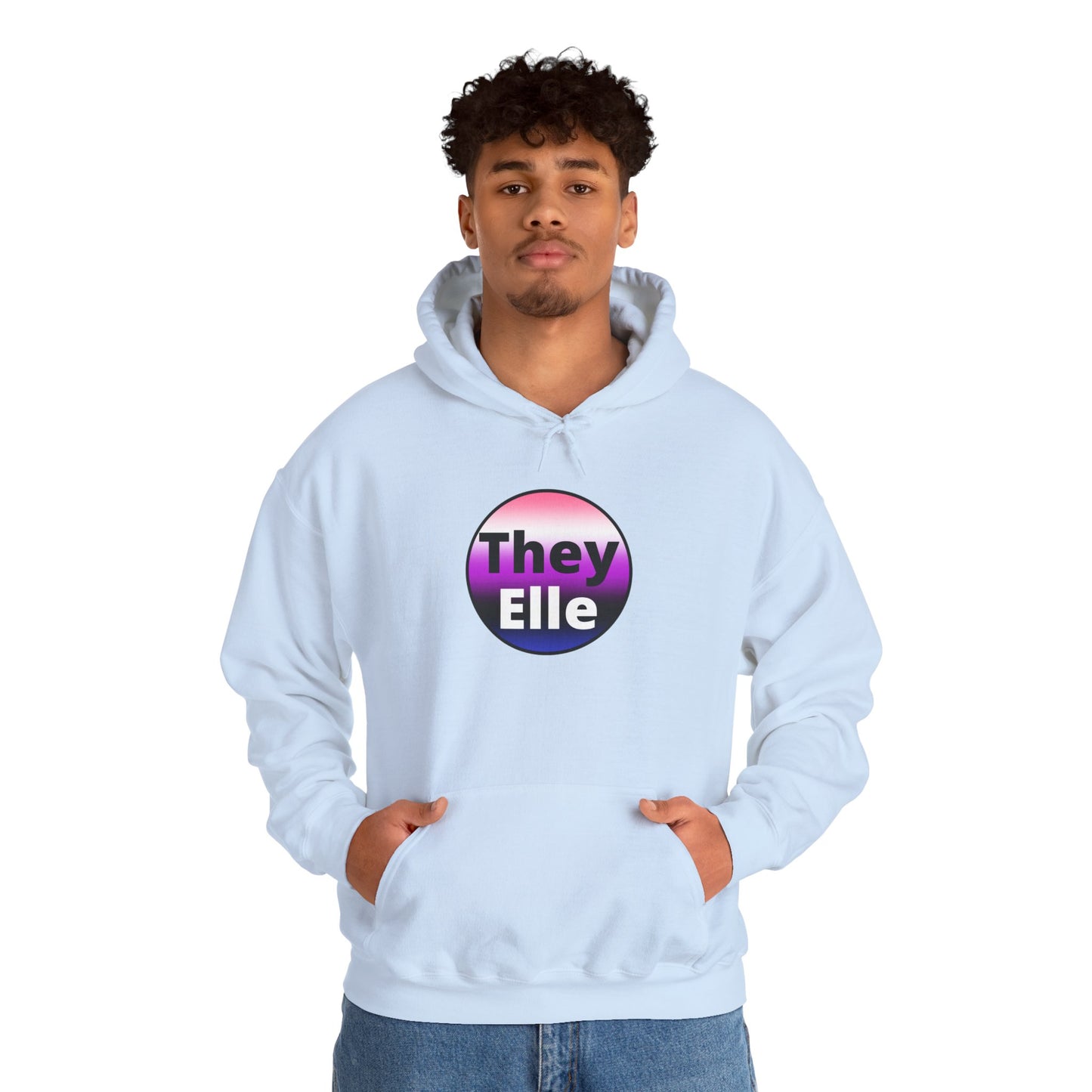 They / Elle Genderfluid Hooded Sweatshirt