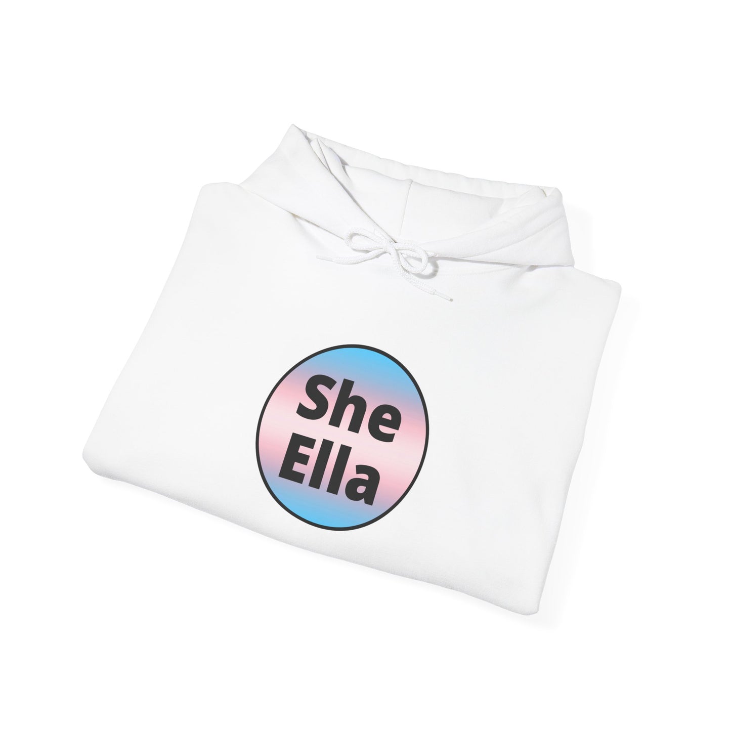 She / Ella Trans Hooded Sweatshirt