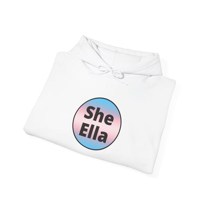 She / Ella Trans Hooded Sweatshirt