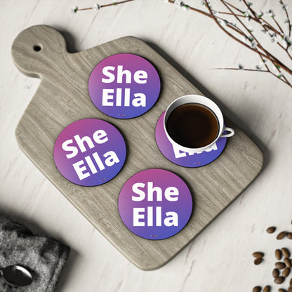 She / Ella Bi Coasters