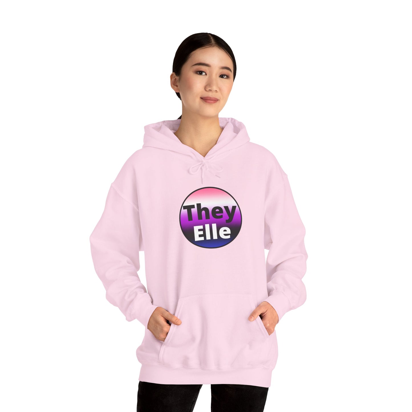 They / Elle Genderfluid Hooded Sweatshirt