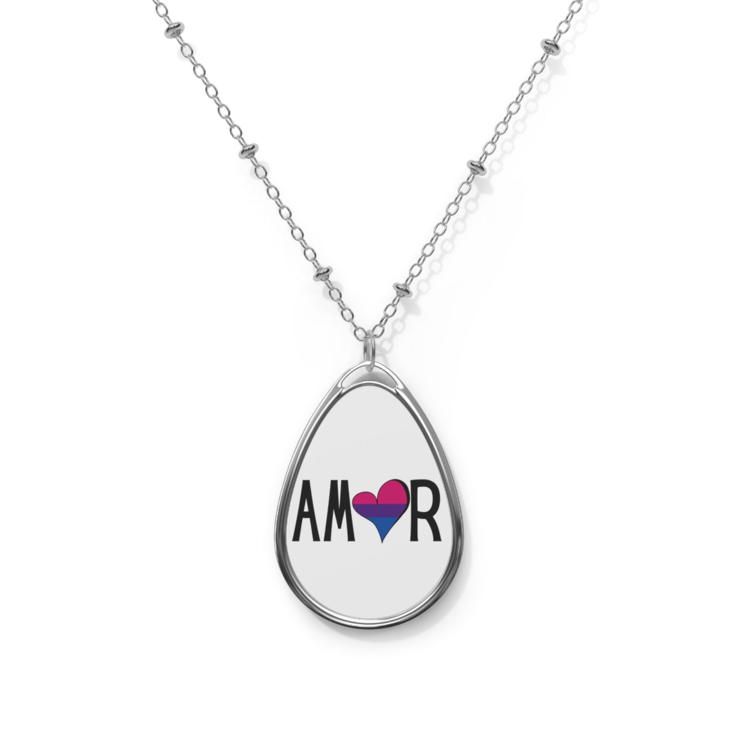 Amor Bi Oval Necklace