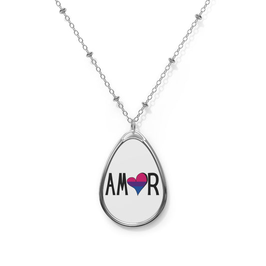 Amor Bi Oval Necklace