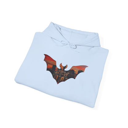 ATX Skyline Bat Hooded Sweatshirt