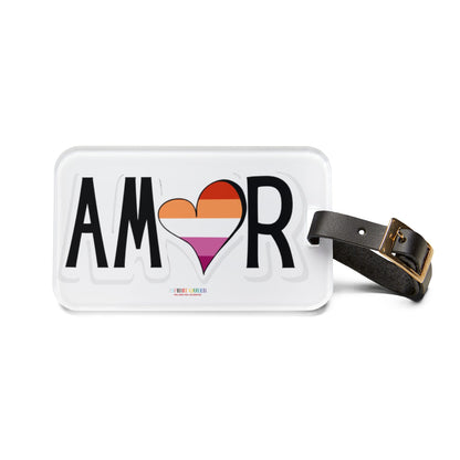 Amor Lesbian Luggage Tag