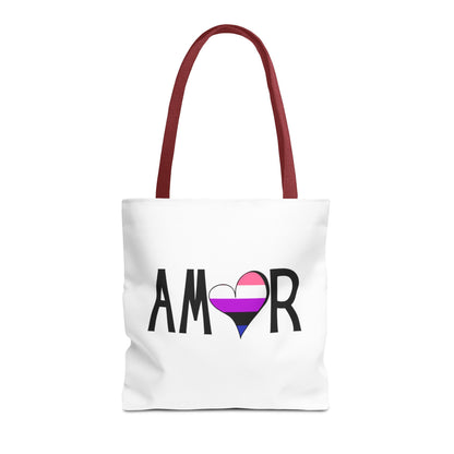 Amor Genderfluid Tote Bag
