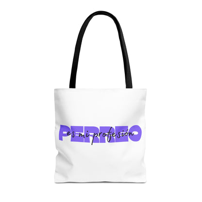 Perreo Es Mi Profesion Purple Tote Bag