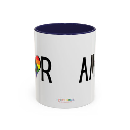 Amor  Inclusive Accent Coffee Mug