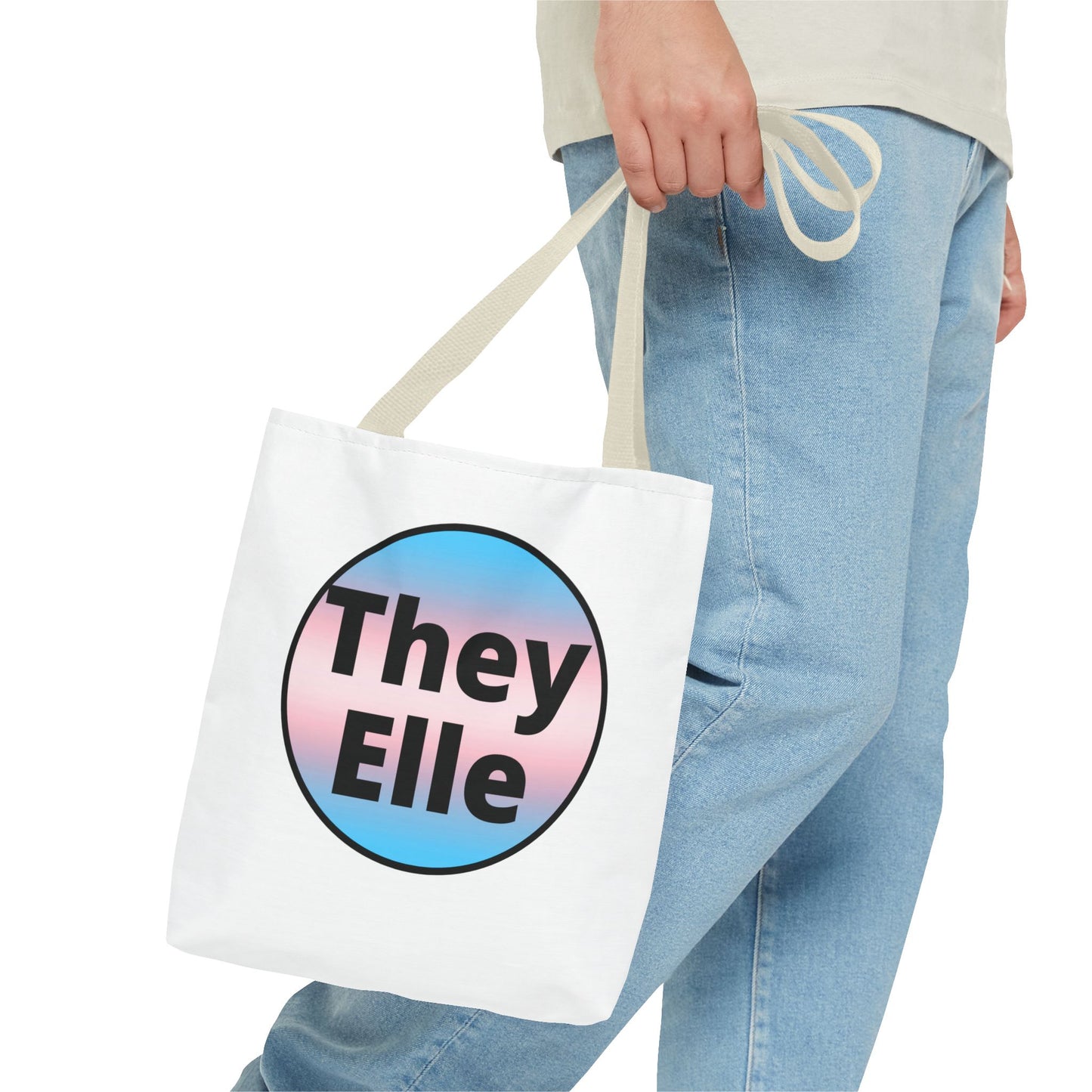 They/Elle Trans Tote Bag