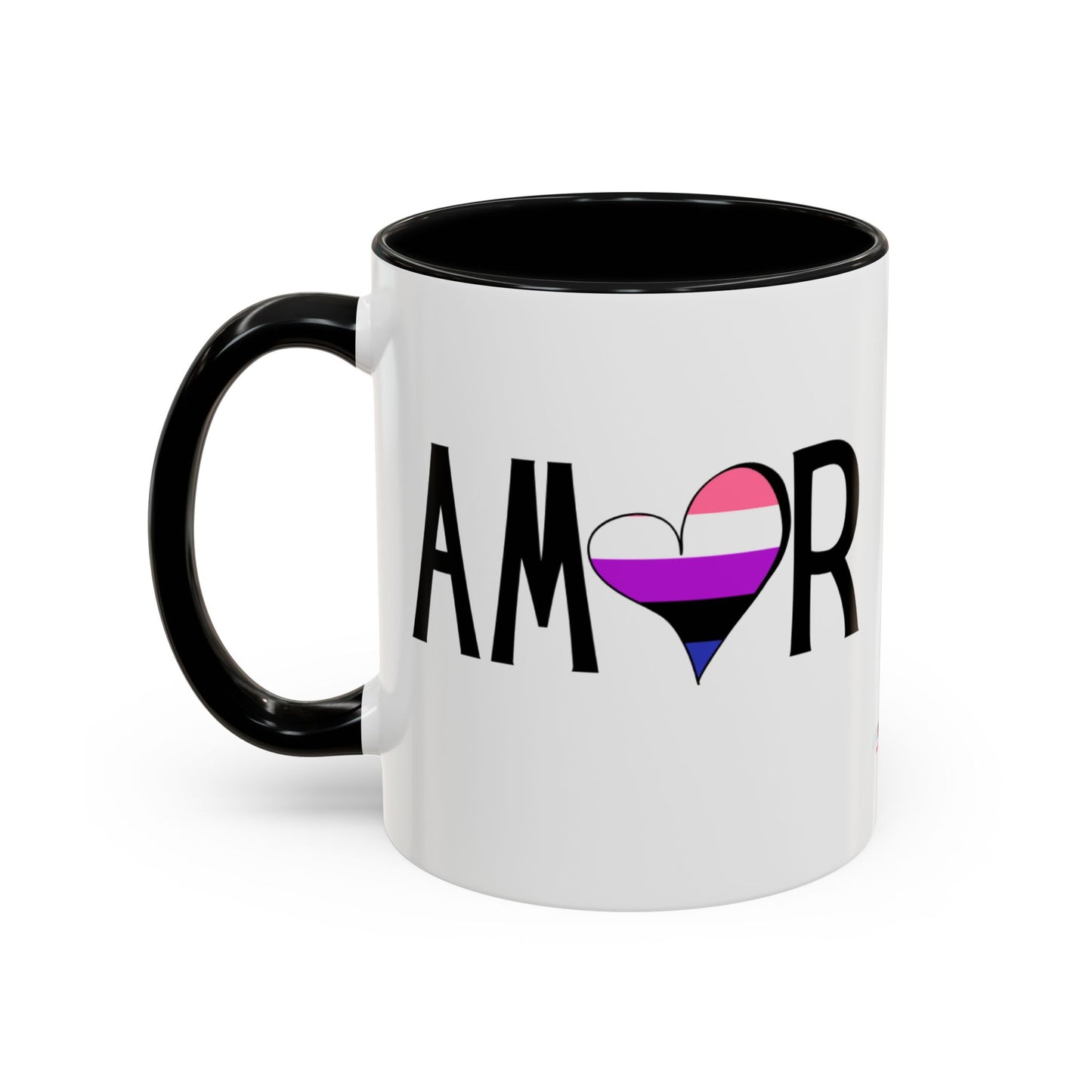 Amor Genderfluid Accent Coffee Mug