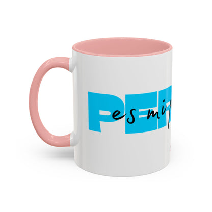 Perreo Es Mi Profesion Blue Accent Coffee Mug
