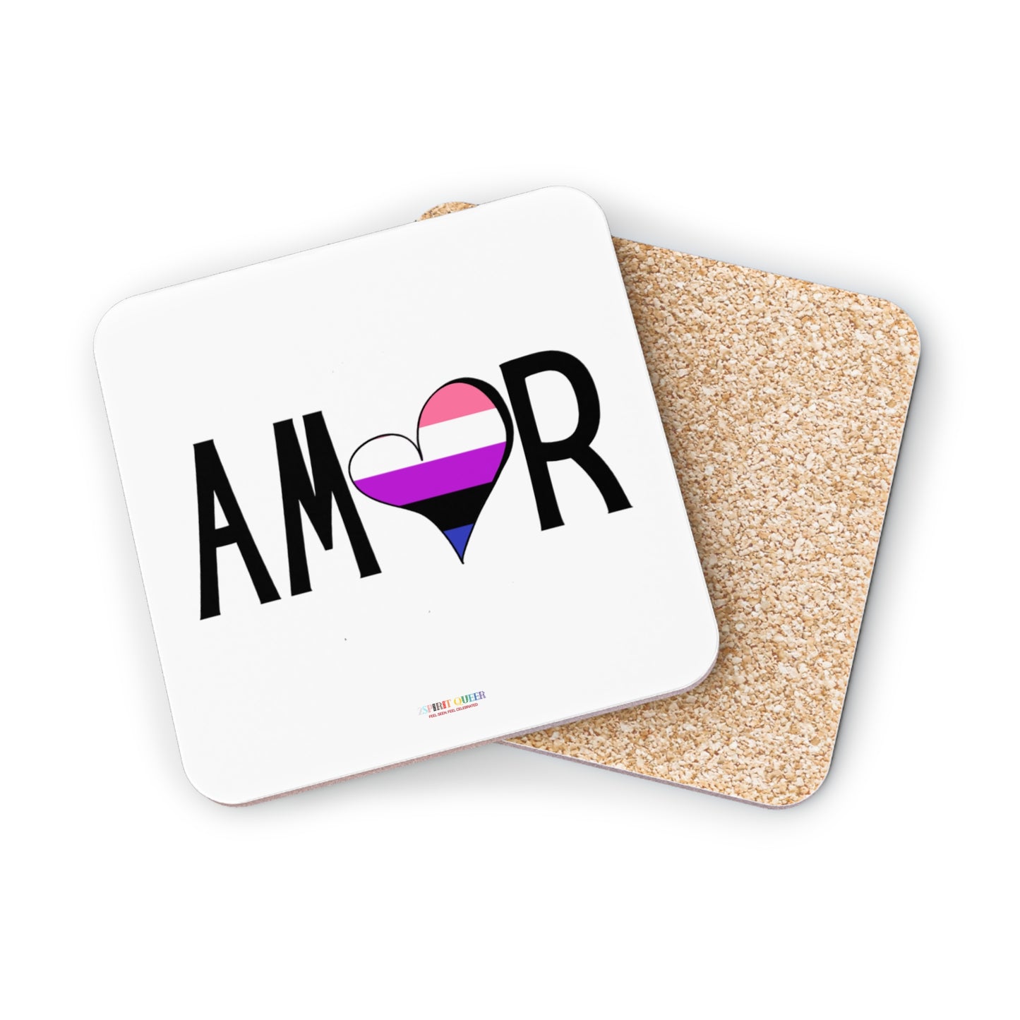 Amor Genderfluid Coasters