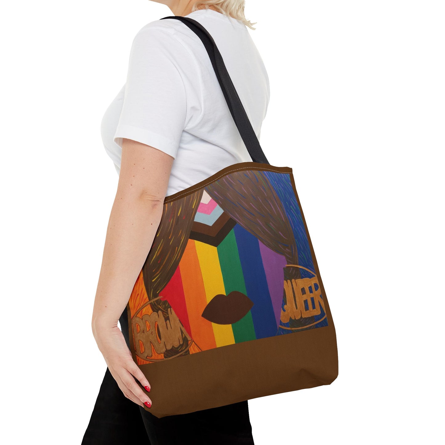 Brown and Queer Tote Bag