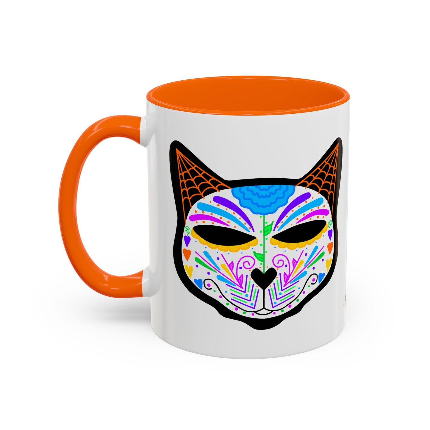Dia de los Muertos Cat Coffee Mug