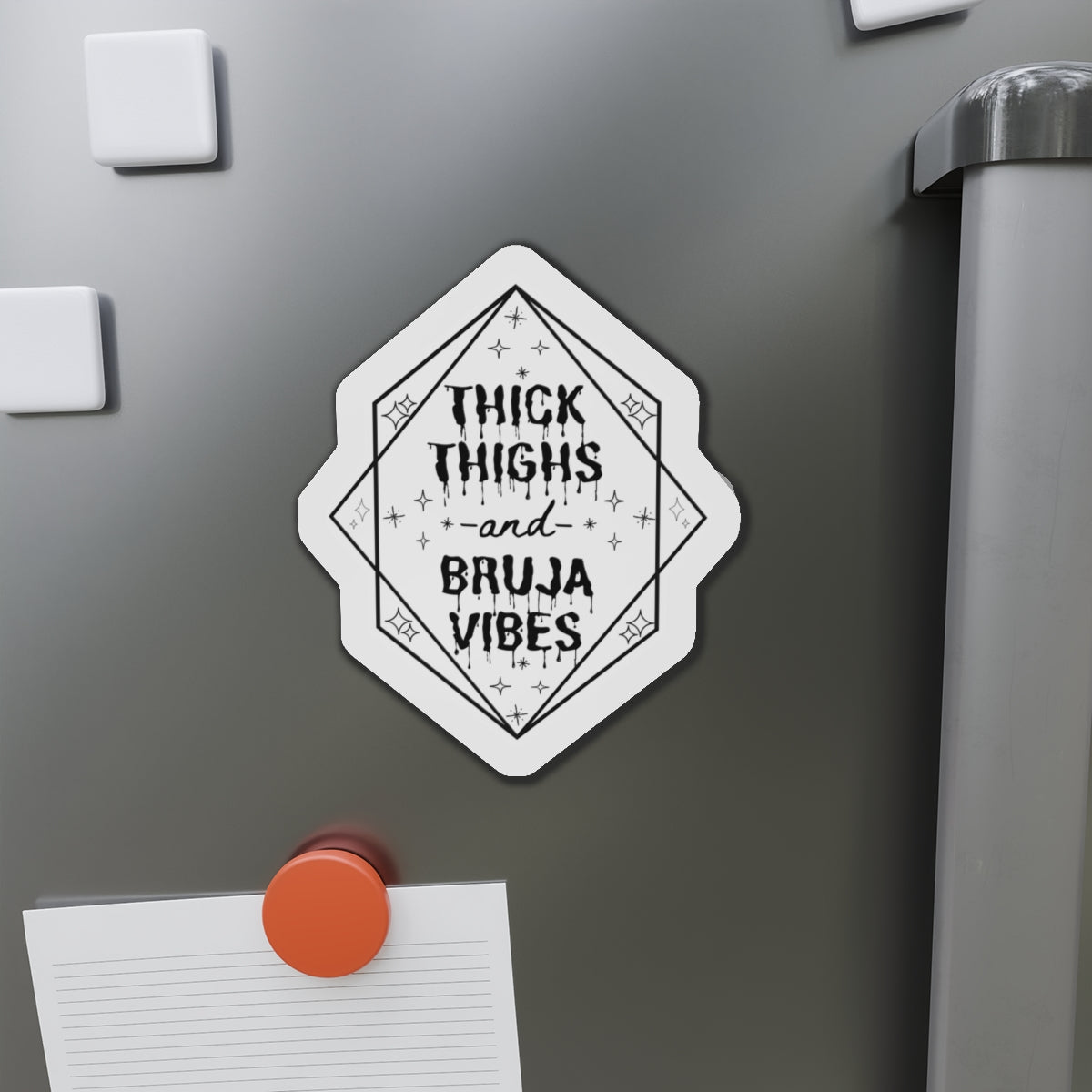 Thick Thighs Bruja Vibes Die-Cut Magnets
