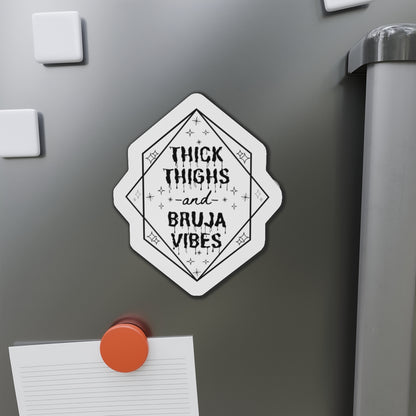 Thick Thighs Bruja Vibes Die-Cut Magnets