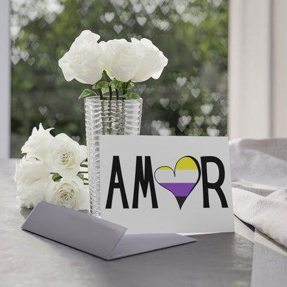 Amor Non Binary Greeting Cards