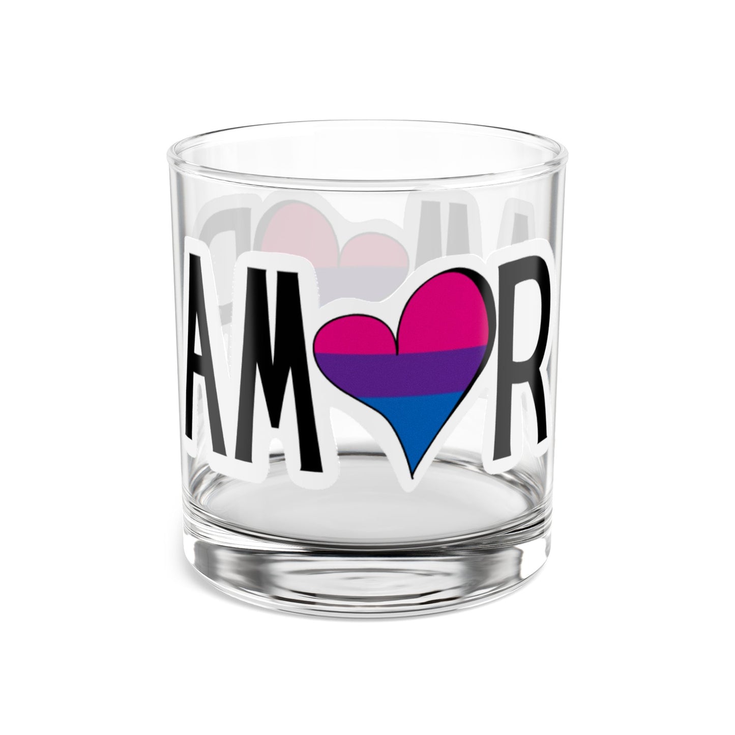 Amor  - Bi Rocks Glass, 10oz