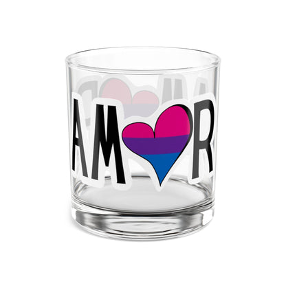 Amor  - Bi Rocks Glass, 10oz