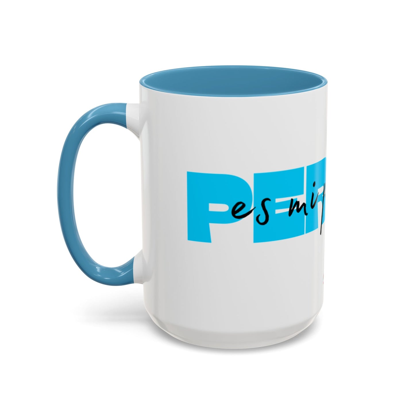 Perreo Es Mi Profesion Blue Accent Coffee Mug
