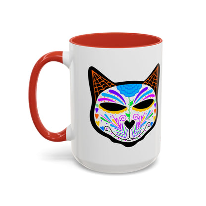 Dia de los Muertos Cat Coffee Mug