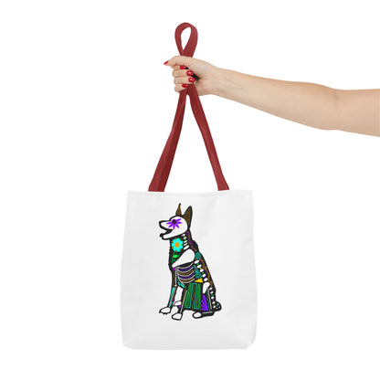 Dia de los Muertos German Shepard Tote Bag