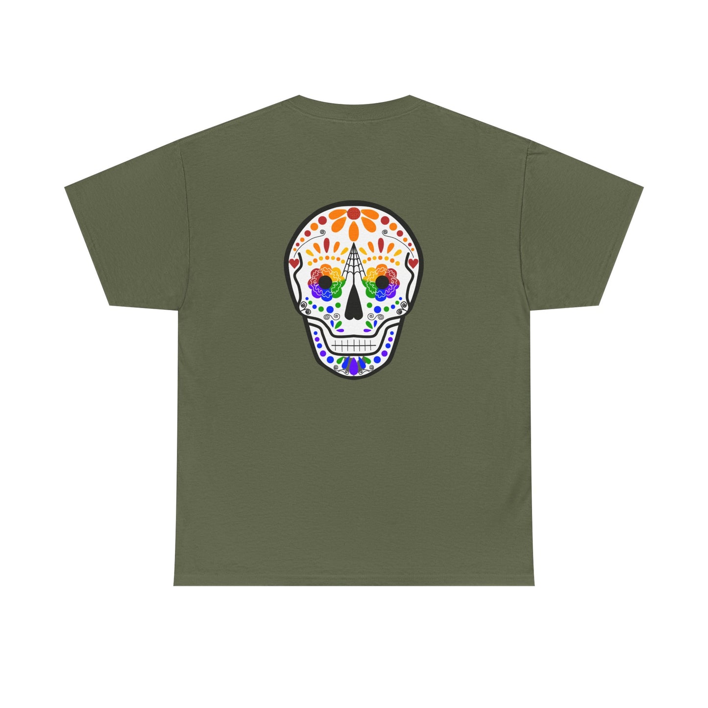 Queer Sugar Skull Heavy Cotton Tee
