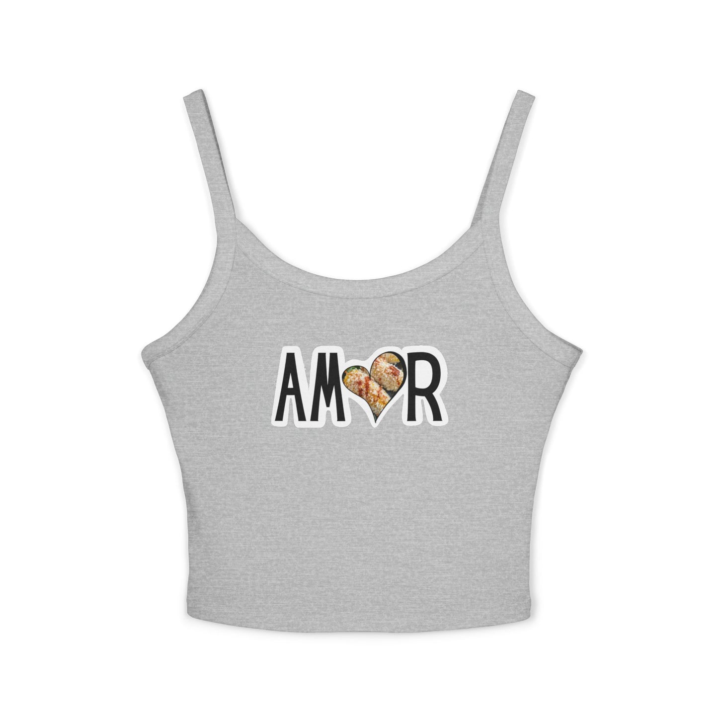 Amor Elote Spaghetti Strap Tank Top