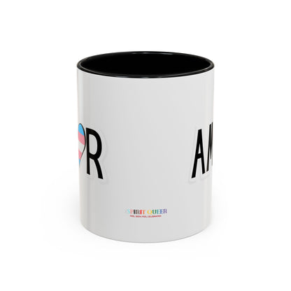 Amor Trans Accent Coffee Mug