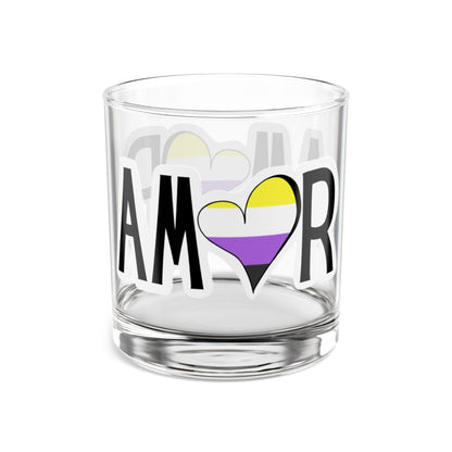 Amor  - NonBinary Rocks Glass, 10oz